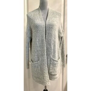 Free People Boho Open Front Jumper Cardigan Sweater Wool Mohair Blend Sz S